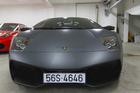 Lamborghini Murcielago LP670-4 SV mang biển 56S-4646 trùng với số thứ tự sản xuất. Ảnh: Otosaigon